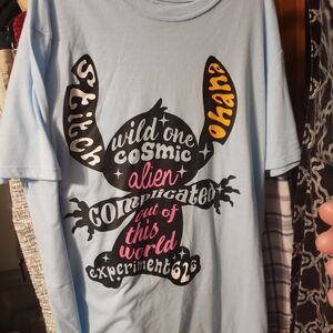 Disney Light Blue Stitch Tee